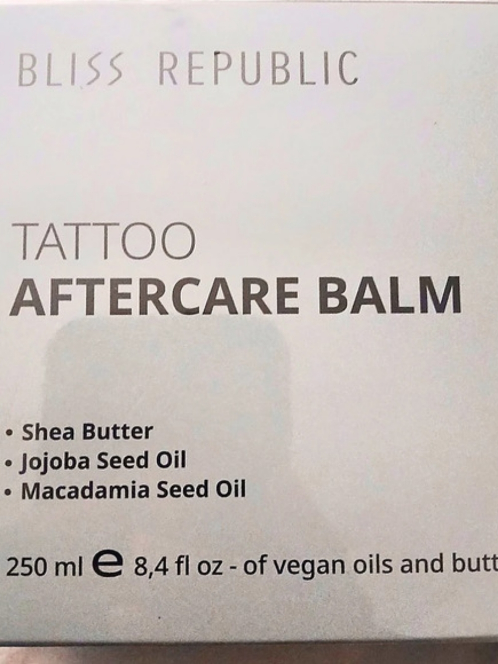 Bliss Republic Tattoo Aftercare Balm 250 ml